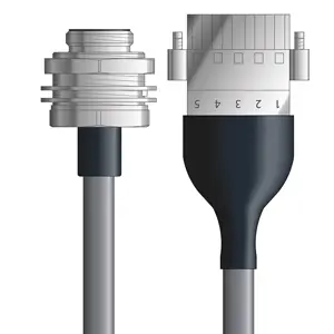 Must Have DN4110050F05 - LAPP UNITRONIC® DeviceNet Cordsets 14 & 18 AWG / 1 + 1 pair Bus - Gray PVC - 7/8 in Male Bulkhead / Plug Header connectors - 5m