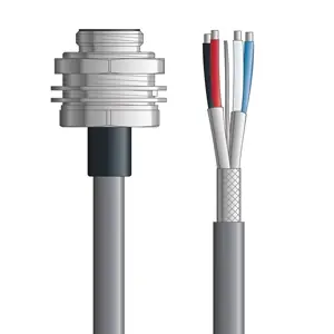 DN4110097F10 - LAPP UNITRONIC® DeviceNet Cordsets 14 & 18 AWG / 1 + 1 pair Bus - Gray PVC - 7/8 in Male Bulkhead / Wire Leads connectors - 10m Order Now