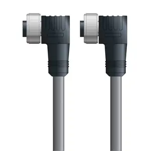 DN4110057S10 - LAPP UNITRONIC® DeviceNet Cordsets 15 & 18 AWG / 1 + 1 pair Bus - Gray PVC - 7/8 in Female 90 deg / 7/8 in Female 90 deg connectors - 10m Price Drop