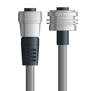 Must Have DN4110078S10 - LAPP UNITRONIC® DeviceNet Cordsets 15 & 18 AWG / 1 + 1 pair Bus - Gray PVC - 7/8 in Female / 7/8 in Female Bulkhead connectors - 10m