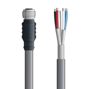 DN4110021F10 - LAPP UNITRONIC® DeviceNet Cordsets 14 & 18 AWG / 1 + 1 pair Bus - Gray PVC - M12 Female / Wire Leads connectors - 10m Super Sale
