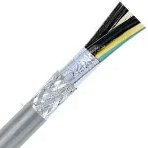 Trusted Brand 281805CY - LAPP ÖLFLEX® CONTROL TM CY Shielded Multiconductor Cable - 18 AWG 5 Conductor - Gray