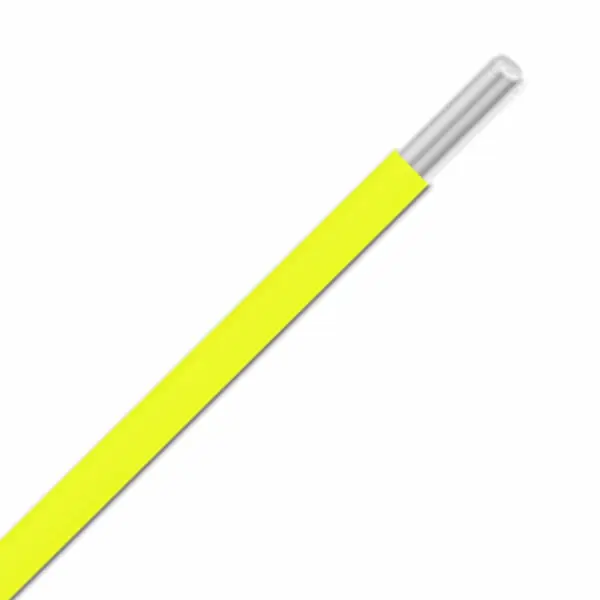 Weekend Sale 781201 YL001 - Alpha Wire UL 1015/UL 1230 PVC Hook-Up/Lead Wire - 12 AWG - Solid Conductor - Tinned Copper - 600V - Yellow - 1000ft