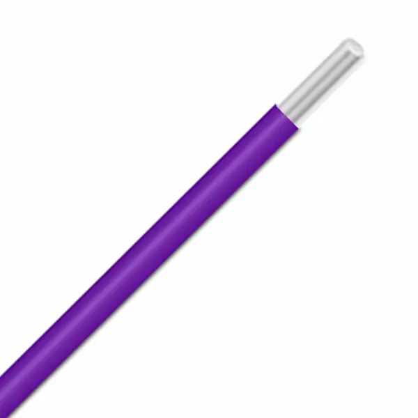 Best Choice 3057/1 VI005 - Alpha Wire UL 1007/UL 1569 PVC Hook-Up/Lead Wire - 16 AWG - Solid Conductor - Tinned Copper - 300V - Violet - 100ft