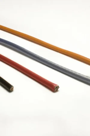 Holiday Sale OBSOLETE - Alpha Wire ThermoThin Hook-Up/Lead Wire - 36 AWG Solid Conductor - Nickel plated copper - Orange - 100 ft