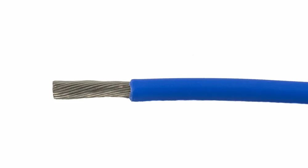 Alpha Wire EcoWire® Hook-Up/Lead Wire - 12 AWG 65 Stranded Conductor - Tinned copper - 600V - Blue - 100 ft Authentic