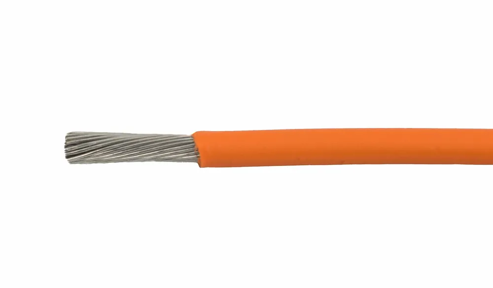 Alpha Wire EcoWire® Plus Hook-Up/Lead Wire - 16 AWG 19 Stranded Conductor - Bare copper - 300V - Orange - 100 ft Order Now