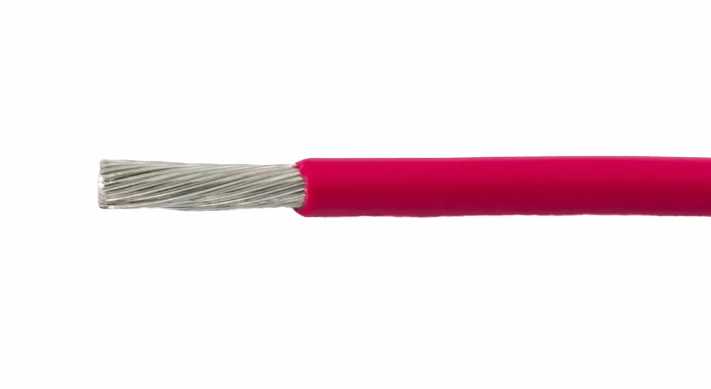 Free Returns Alpha Wire EcoWire® Plus Hook-Up/Lead Wire - 10 AWG 19 Stranded Conductor - Bare copper - 300V - Red - 1000 ft