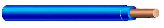 Next Day Delivery THHN Building Wire - 10 AWG - Blue - Solid Conductor