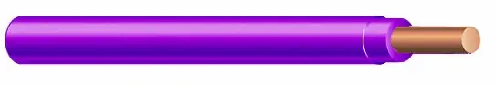 THHN Building Wire - 10 AWG - Violet - Solid Conductor Next Day Delivery