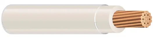 Genuine THHN Building Wire - 10 AWG - White - Stranded Conductor