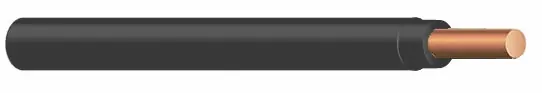 Fast Shipping THHN Building Wire - 14 AWG - Black - Solid Conductor