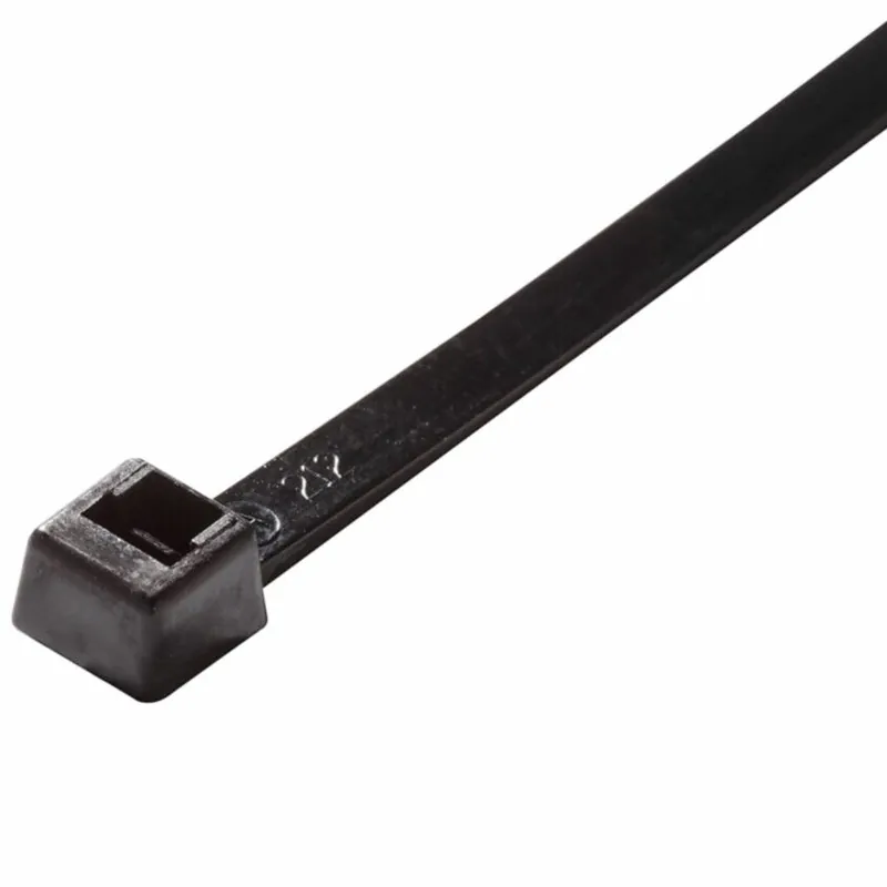Direct From Factory ACT 7" Nylon Cable Tie - 50lb Strength - Black - 10,000 cable ties/case
