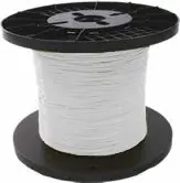 Price Drop UL1422 Kynar Wire Wrap - 24 AWG Solid Conductor - White
