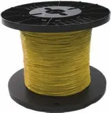 UL1423 Kynar Wire Wrap - 22 AWG Solid Conductor - Yellow Fast Shipping
