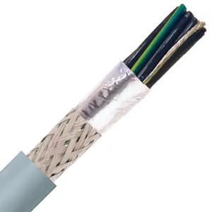 401809CP - LAPP ÖLFLEX® 490 CP Shielded Multiconductor Cable - 18 AWG 9 Conductor - Gray Crafted