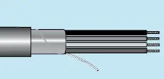 Weekend Sale Alpha Essentials Multi-Conductor Cable - Foil Shield - 22 AWG 50 Conductor - Gray - 300V - 1000ft - Alpha M4652 SL001