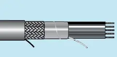 Affordable Alpha Essentials Multi-Conductor Cable - Foil Braid Shield - 22 AWG 5 Conductor - Gray - 300V - 500ft - Alpha 6341 SL002