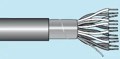 Alpha Essentials Multi-Pair Cable - Foil Shield - 18 AWG 6 Pair - Gray - 300V - 500ft - Alpha 6430 SL002 Next Day Delivery