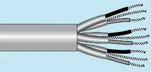 Alpha Essentials Multi-Pair Cable - Foil Shield - 22 AWG 9 Pair - Gray - 300V - 1000ft - Alpha 6059C SL001 Affordable