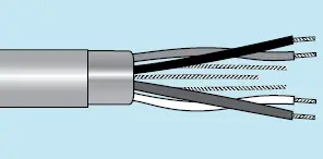 Must Have OBSOLETE - Alpha Essentials Multi-Pair Cable - Foil Shield - 24 AWG 9 Pair - Gray - 300V - 500ft - Alpha 6079C SL002