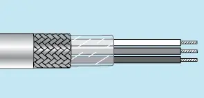 Sale Alpha Essentials Multi-Conductor Cable - Braid Shield - 22 AWG 2 Conductor - White - 600V - 100ft - Alpha 2834/2 WH005