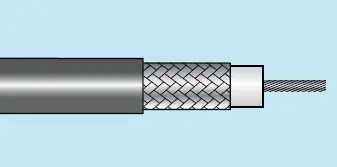 Low Price Alpha Essentials Coaxial RG-59/U 75 Ohm Cable - Braid Shield - 22 AWG - Black - 1700V - 500 ft - 9830 BK002