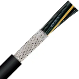 1123465 - LAPP ÖLFLEX® CLASSIC 135 CH BK Flexible Power and Control Cable - Foil Tape, Tinned Copper Braid - 18 AWG 12 Conductors - Black Best Choice