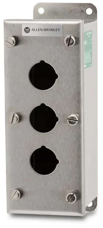 Allen-Bradley 800R3HZ4 Push Button Enclosure While Supplies Last