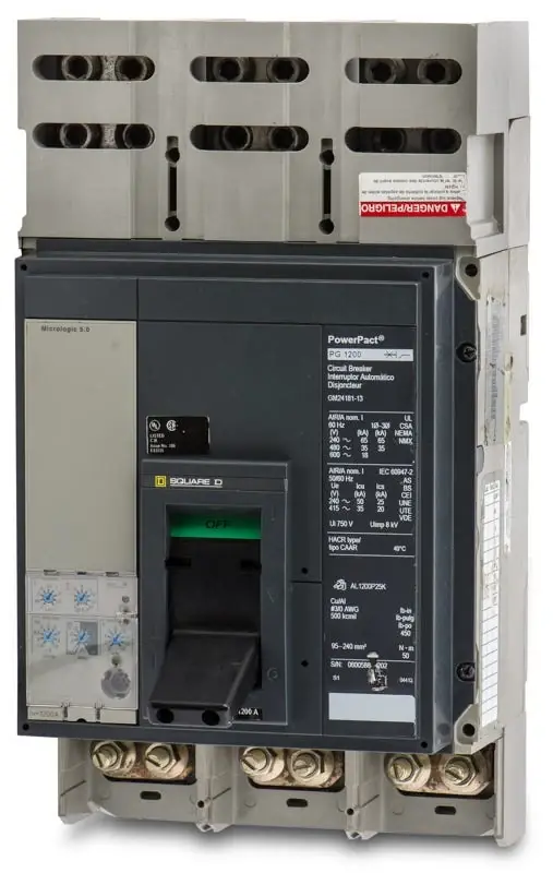 Latest Square D GM24181-13 - 1200A 3 Pole Molded Case Circuit Breaker