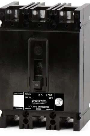 Eaton / Westinghouse EB3035 - 35A 3 Pole Molded Case Circuit Breaker New Release