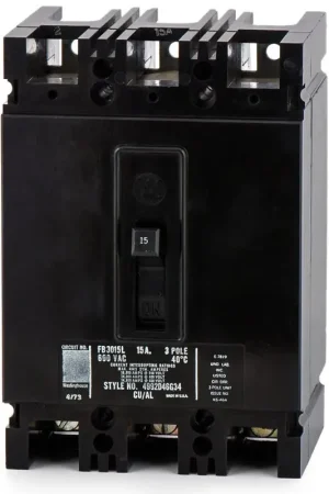 Eaton / Cutler-Hammer FB3015L - 15A 3 Pole Molded Case Circuit Breaker In Demand