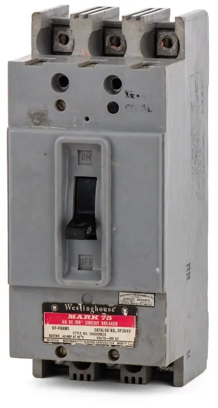 Eaton / Westinghouse HF3040 - 40A 3 Pole Molded Case Circuit Breaker Flash Sale