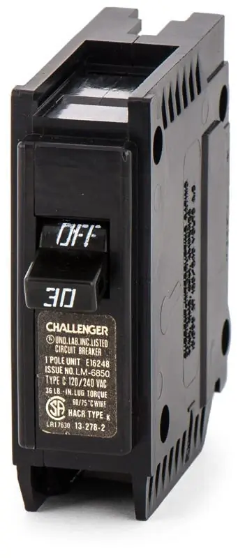 Eaton / Challenger C130 - 30A 1 Pole Miniature Circuit Breaker Buy Online