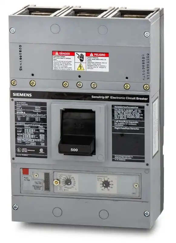 Buy Online Siemens SHLD69500 - 500A 3 Pole Molded Case Circuit Breaker