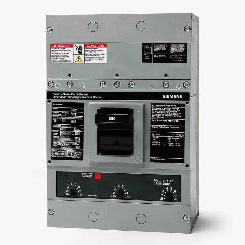 Limited Offer Siemens LXD63B600H - 600A 3 Pole Molded Case Circuit Breaker
