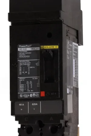Crafted Square D HDA260404 - 40A 2 Pole Molded Case Circuit Breaker