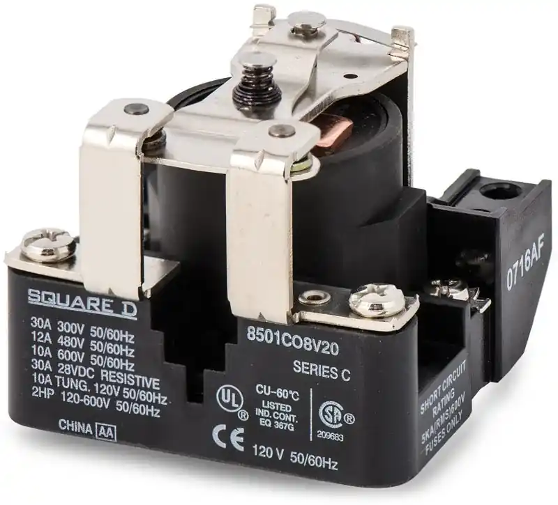 Square D 8501CO8V20 Power Relay Genuine
