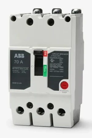 Order Now ABB / General Electric TEYH3070B - 70A 3 Pole Miniature Circuit Breaker