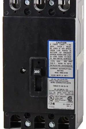 Sale Eaton / Cutler-Hammer CHH3200H4X - 200A 3 Pole Molded Case Circuit Breaker