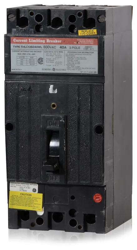 ABB / General Electric THLC136040WL - 40A 3 Pole Molded Case Circuit Breaker Don't Miss Out