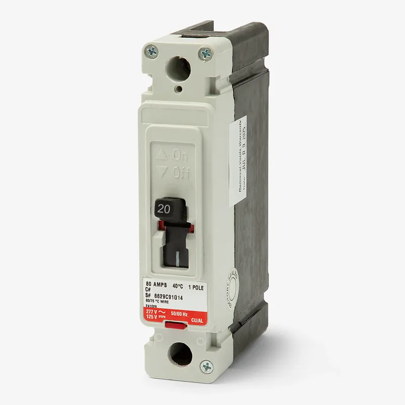 Deal Eaton / Cutler-Hammer HFD1020 - 20A 1 Pole Molded Case Circuit Breaker