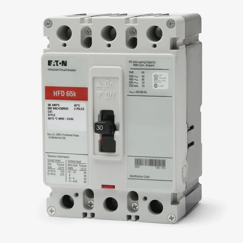 Eaton / Cutler-Hammer HFD3030 - 30A 3 Pole Molded Case Circuit Breaker Sale