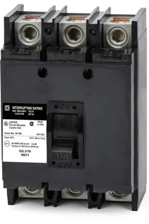 Square D Q2L3150 - 150A 3 Pole Molded Case Circuit Breaker Holiday Sale