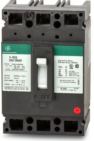 Top Rated ABB / General Electric THED136080WL - 80A 3 Pole Molded Case Circuit Breaker