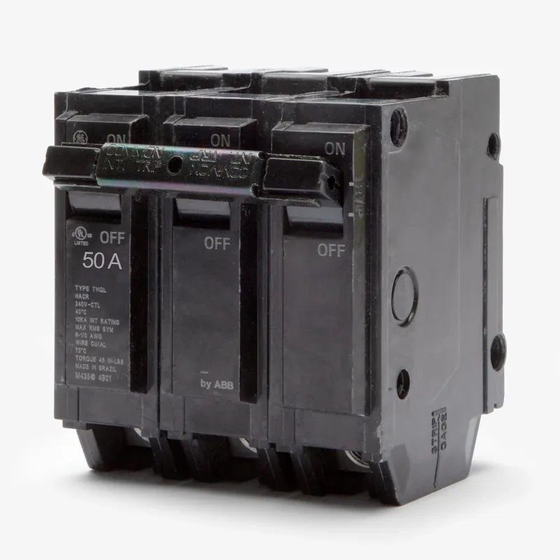 ABB / General Electric THQL32050 - 50A 3 Pole Miniature Circuit Breaker Best Price