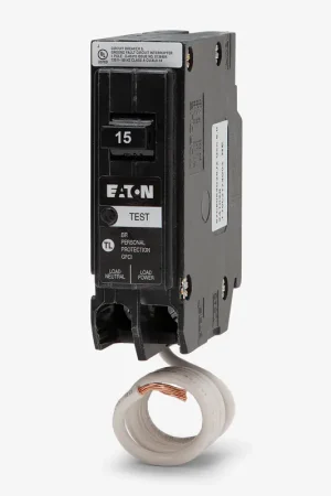 Eaton / Cutler-Hammer BRN115GF - 15A GFCI Miniature Circuit Breaker Cheap