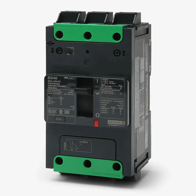 Square D BDL36040 - 40A 3 Pole Molded Case Circuit Breaker Today Only
