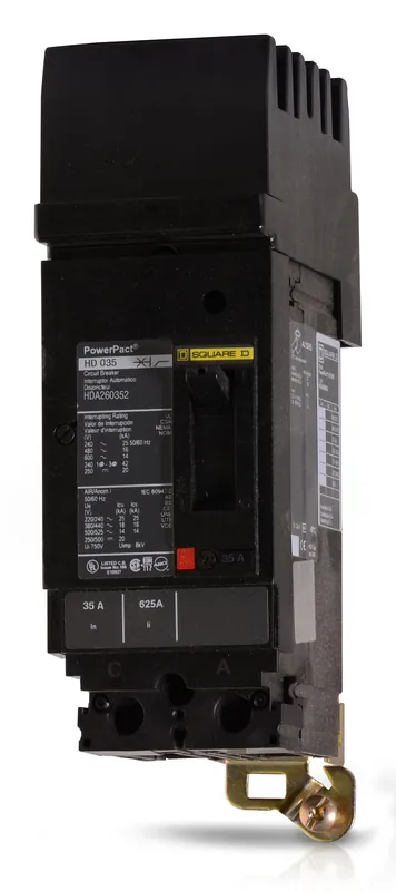 Clearance Square D HDA260352 - 35A 2 Pole Molded Case Circuit Breaker