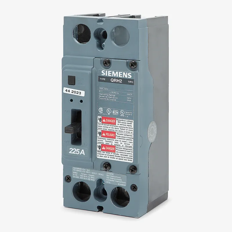 Siemens QRH22B225 - 225A 2 Pole Molded Case Circuit Breaker Bargain